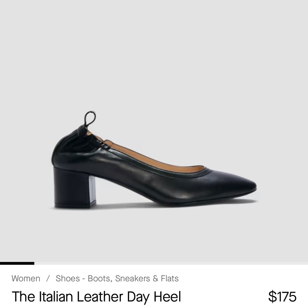 The Italian Leather Day Heel